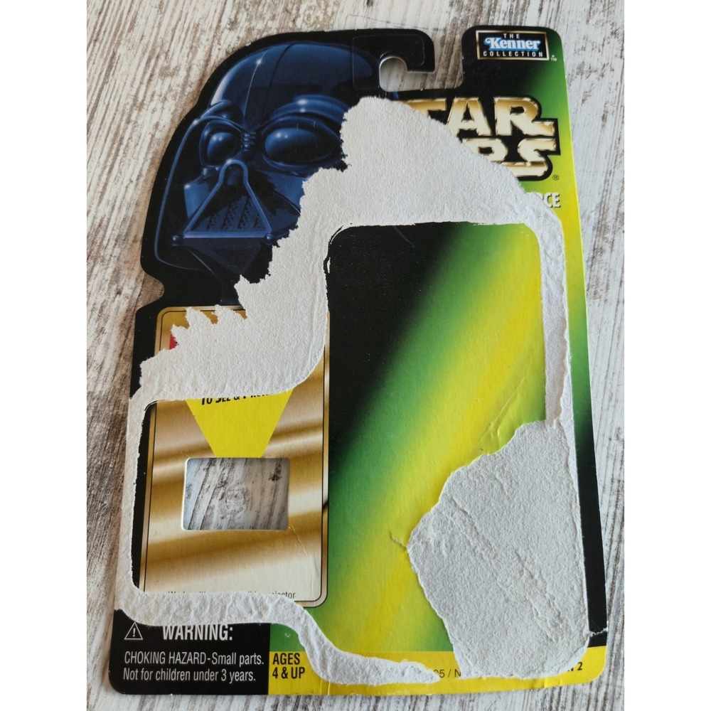 Vintage 1997 Star Wars POTF Gamorrean Guard Cardback Only Kenner Hasbro